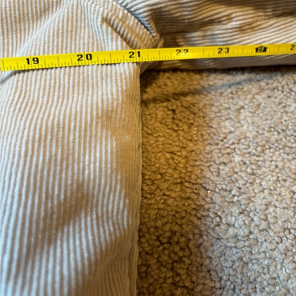 SOLD Men's Beige Corduroy Jacket with Cream Sherpa Lining - Picture 4 of 5